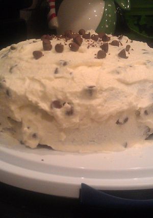 A picture of Canoli dip icing.