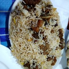 A picture of Mutton biryani.