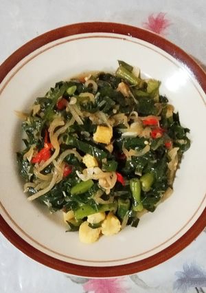 Foto resep Tumis daun mangkokan