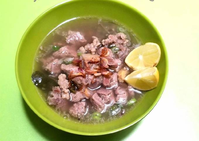 Soto Daging Bening khas Solo