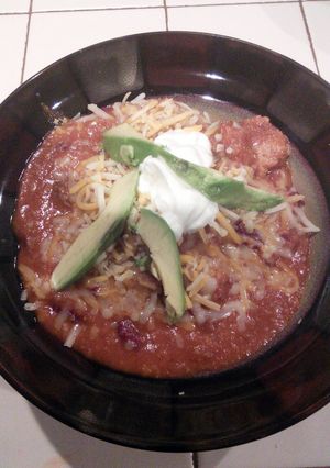 A picture of Pressure Cooker Chili.