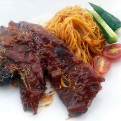 A picture of Lamb Chop In Whisky Rosemary Sauce.