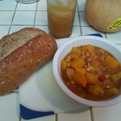 A picture of Native American Three Sisters Stew.