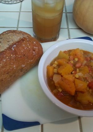 A picture of Native American Three Sisters Stew.