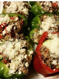 A picture of Stuffed peppers.