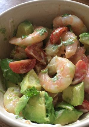 A picture of King Prawn Salad.
