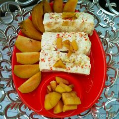 A picture of Chikoo spicy and sweet kulfi.