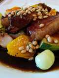 Lamb Cutlets with Roasted Courgettes and Beetroot