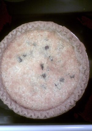 A picture of Chocolate Sauerkraut Pie.