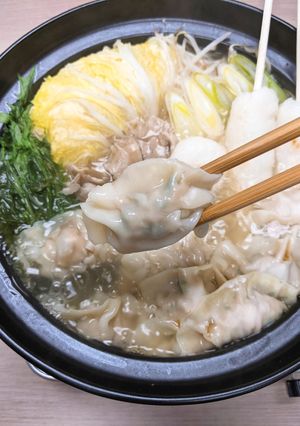 A picture of Kiritanpo Gyoza Hot Pot.