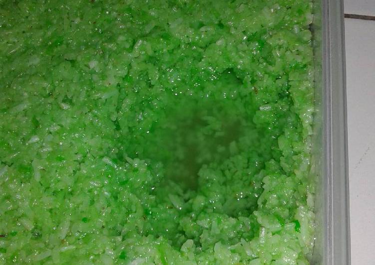 Langkah Mudah untuk Menyiapkan Tape ketan ijo, Sempurna