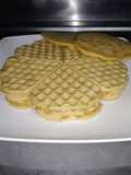 Wafles de avena salados