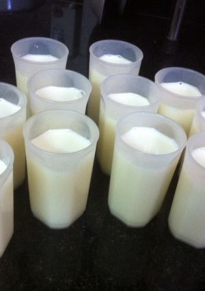 Hình của món Sữa chua làm từ sữa bột công thức.