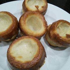 A picture of Yorkshire Puddings.
