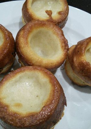 A picture of Yorkshire Puddings.