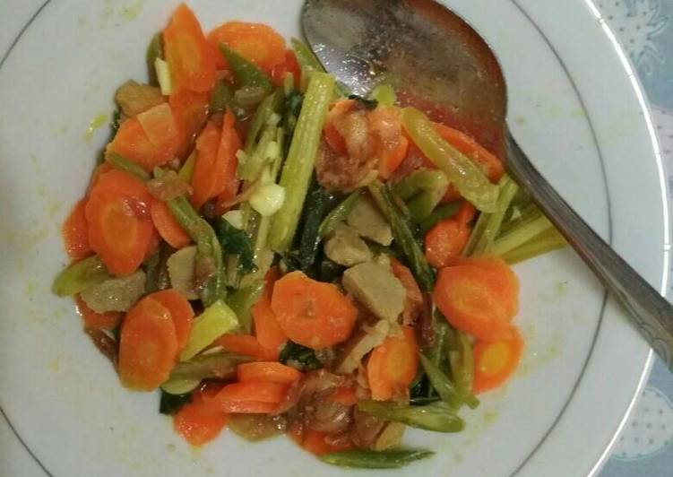 Tumis sayur bumbu kuning