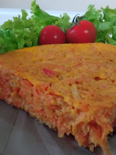 Una foto de Tortilla de Zanahoria