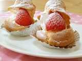 strawberry cream puffs