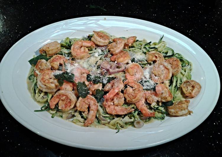 Recipe of Quick Shrimp Scampi with Zucchini Noodles