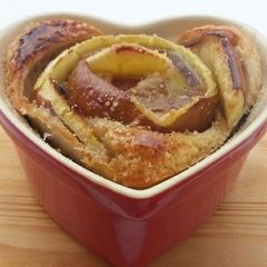A picture of Apple Rose Muffin.