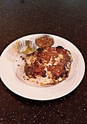 A picture of Pistachio Spice Crusted Cod.