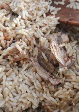 صورة لوصفة رز كبسة بالدجاج