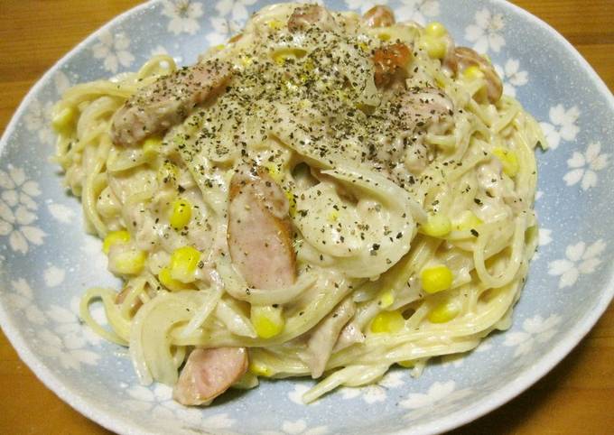 Tuna Cream Pasta Recipe