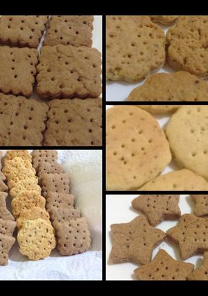 صورة لوصفة بسكويت مشكل🍪عجينه واحدة نكهات مختلفة😋