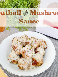 Foto resep Meatball with Mushroom Sauce