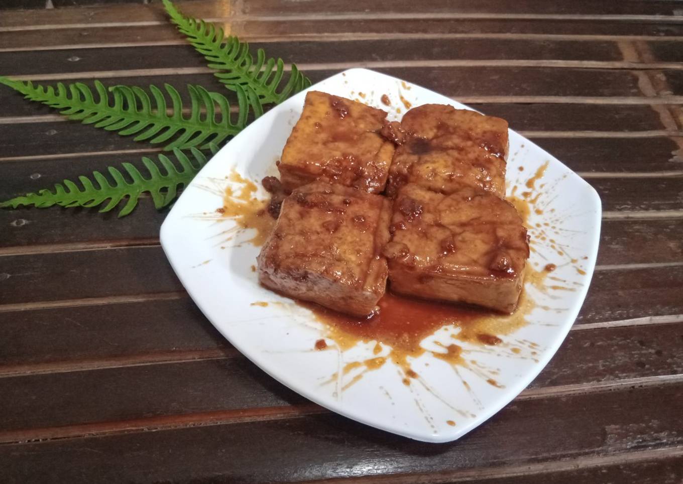 81. Tahu Bakar Madu Teflon