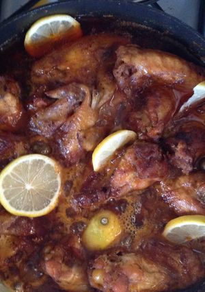 A picture of Pollo Guisado (home Run Chicken).