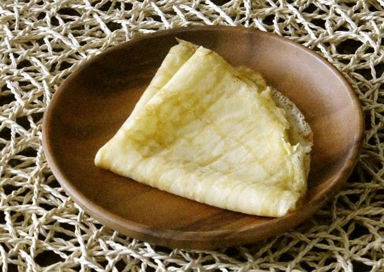 Easiest Way to Prepare Ultimate Simple One-Egg Crepes