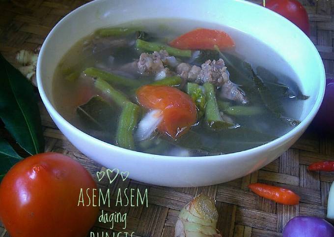 Ternyata ini lho! Resep memasak Asem asem daging daun kedondong dijamin nikmat
