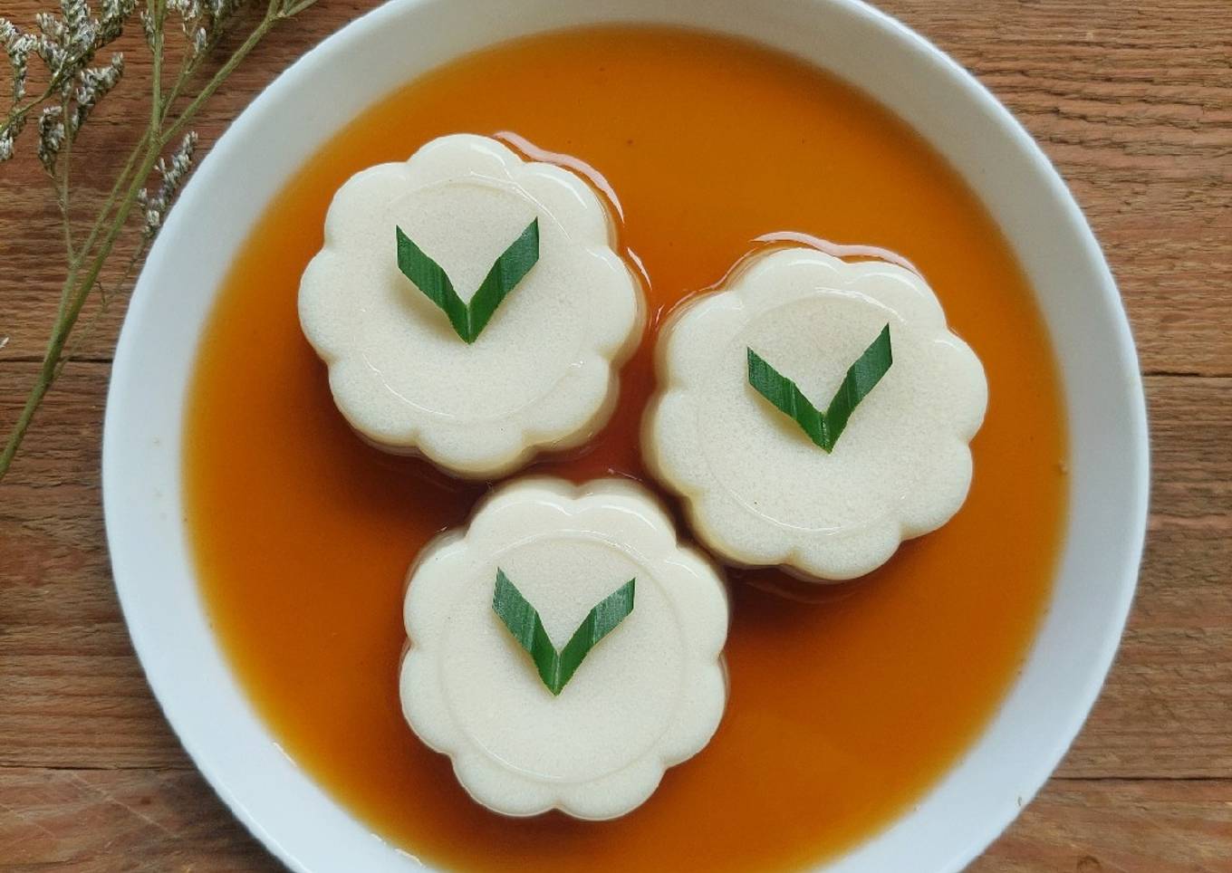 Puding Kembang Tahu