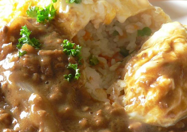 Turn Good Recipes into Great Recipes With Very Yummy!! Curry Omurice