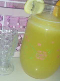 صورة لوصفة عصير البرتقال والليمون 🍋🍊