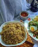 Serunding ikan nasi kerabu