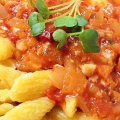 A picture of Rich and Cheesy Penne Arrabbiata.