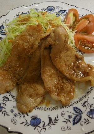 A picture of Easy with Shio-Koji: Juicy Pan Fried Ginger Pork.