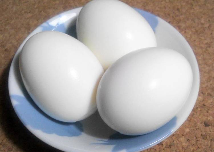 Recipe of Speedy Energy-saving and Easy Boiled Eggs