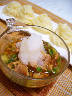 A picture of Hearty Somen Noodle Dipping Sauce.