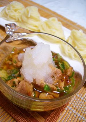 A picture of Hearty Somen Noodle Dipping Sauce.