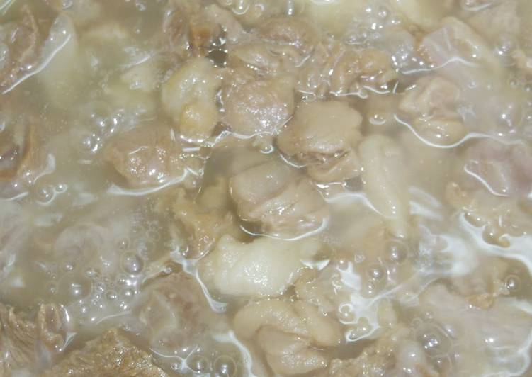 Preparing Meltingly Soft and Tender Beef Tendon