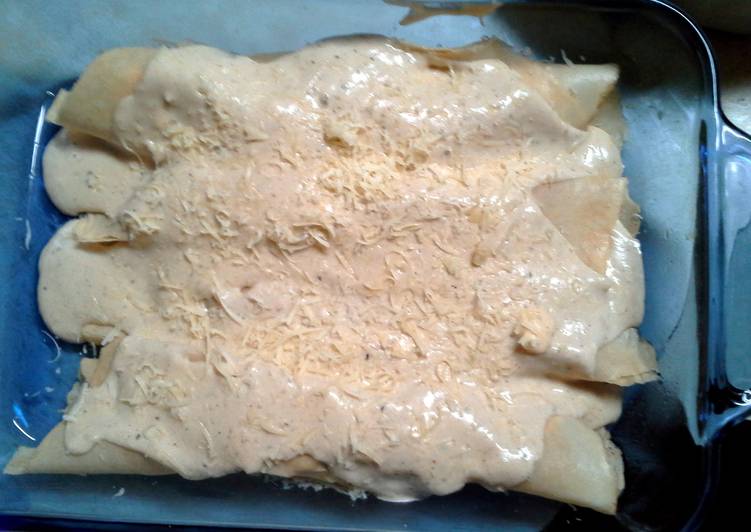 Steps to Make Homemade chicken crepes