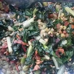 A picture of Braised Wilted Chard.
