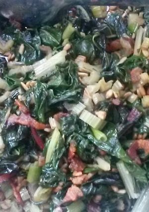 A picture of Braised Wilted Chard.