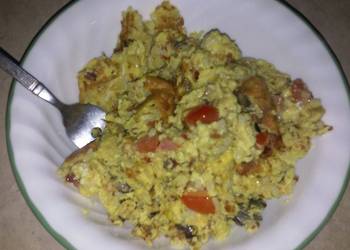 Ultimate Cooking Recipe Loaded scrambled eggs Savory Delicious