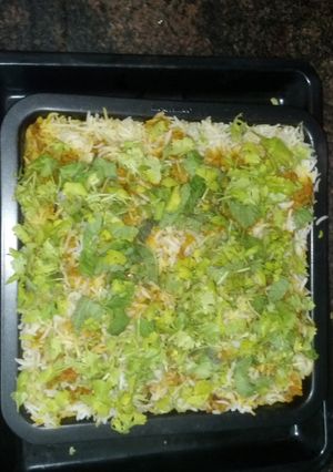 A picture of Vegetable Briyani.