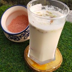 A picture of Rabri lassi.