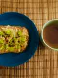 Open Chilli Cheese Toast - Quick 5 minutes Breakfast
